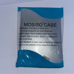 MOSISO MacBook Air 13 Silver Laptop Case